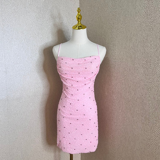 Vanessa Dress-Pink