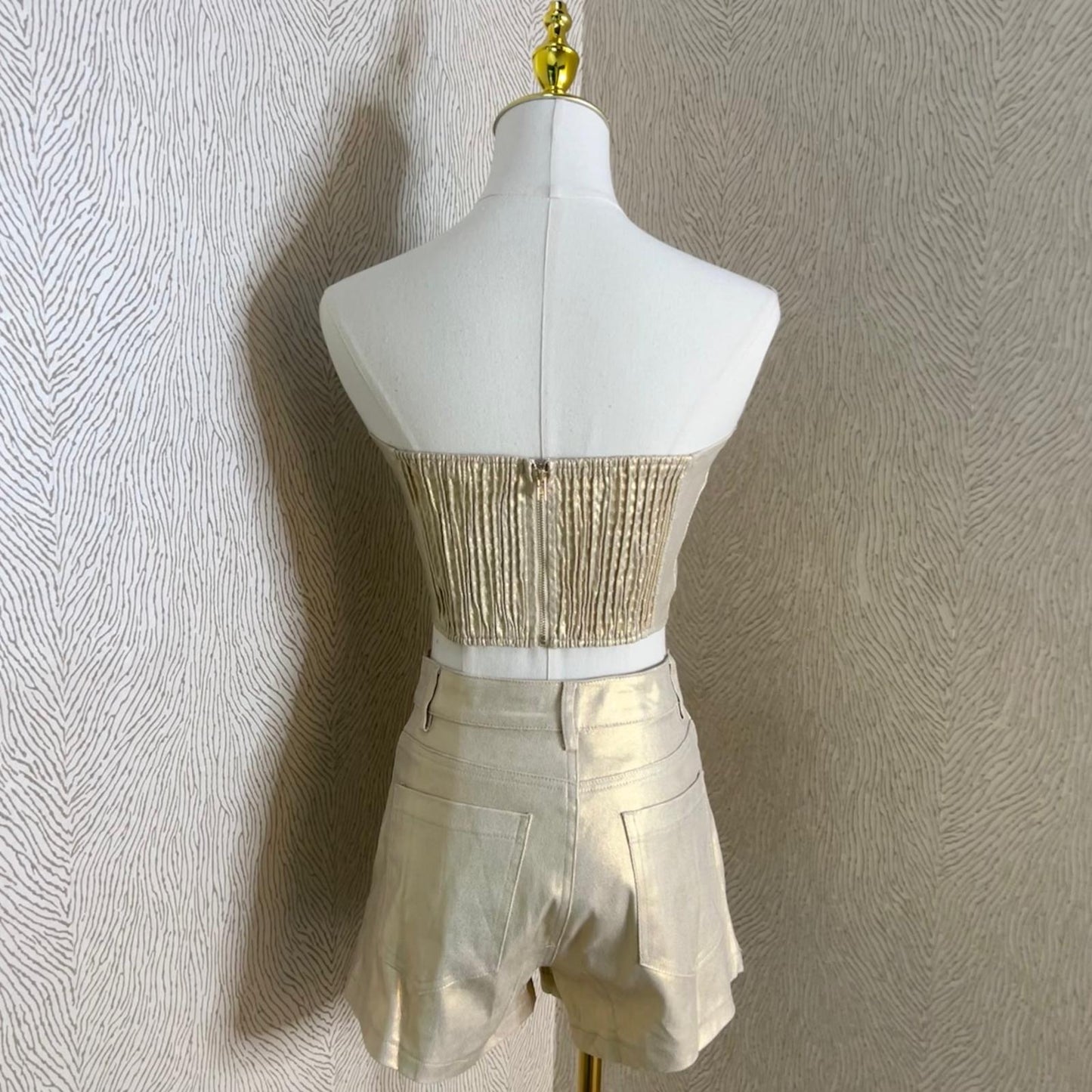 Golden Girl Short Set