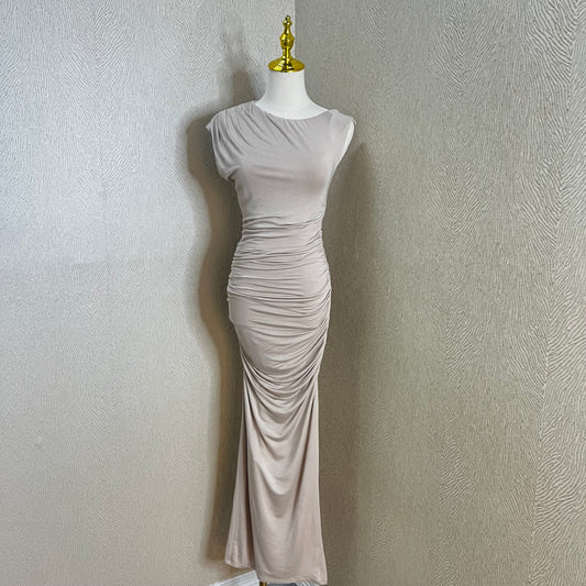 Kami Maxi Dress-TAUPE